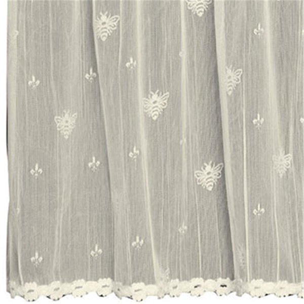 Heritage Lace Bee 45 x 30 in. Tier, White 7165W-4530HT